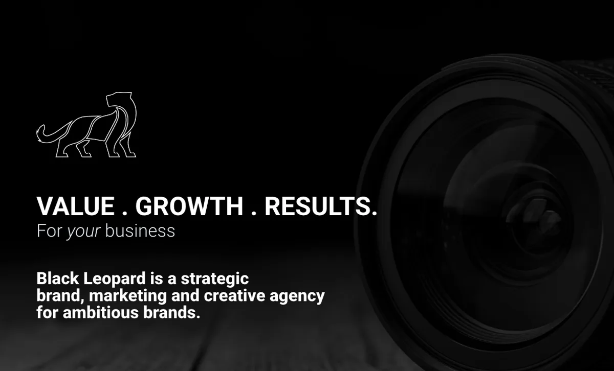 Black Leopard's current website homepage