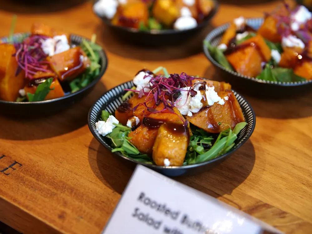 Plated starters at a gala dinner at The Venue 39