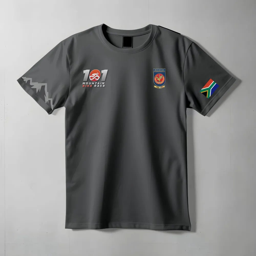 Takie1976 Veteran Association grey T-shirt, front