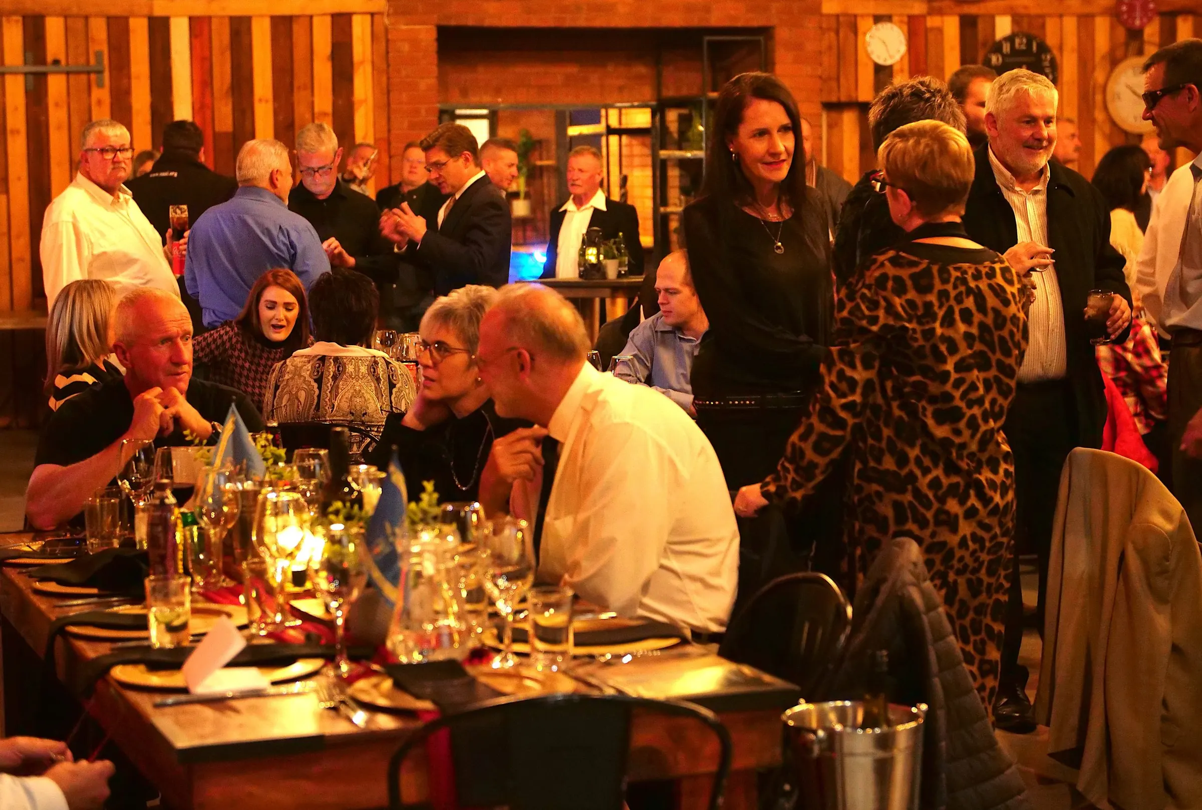 Guests at a gala dinner at The Venue 39, Melrose Boulevard